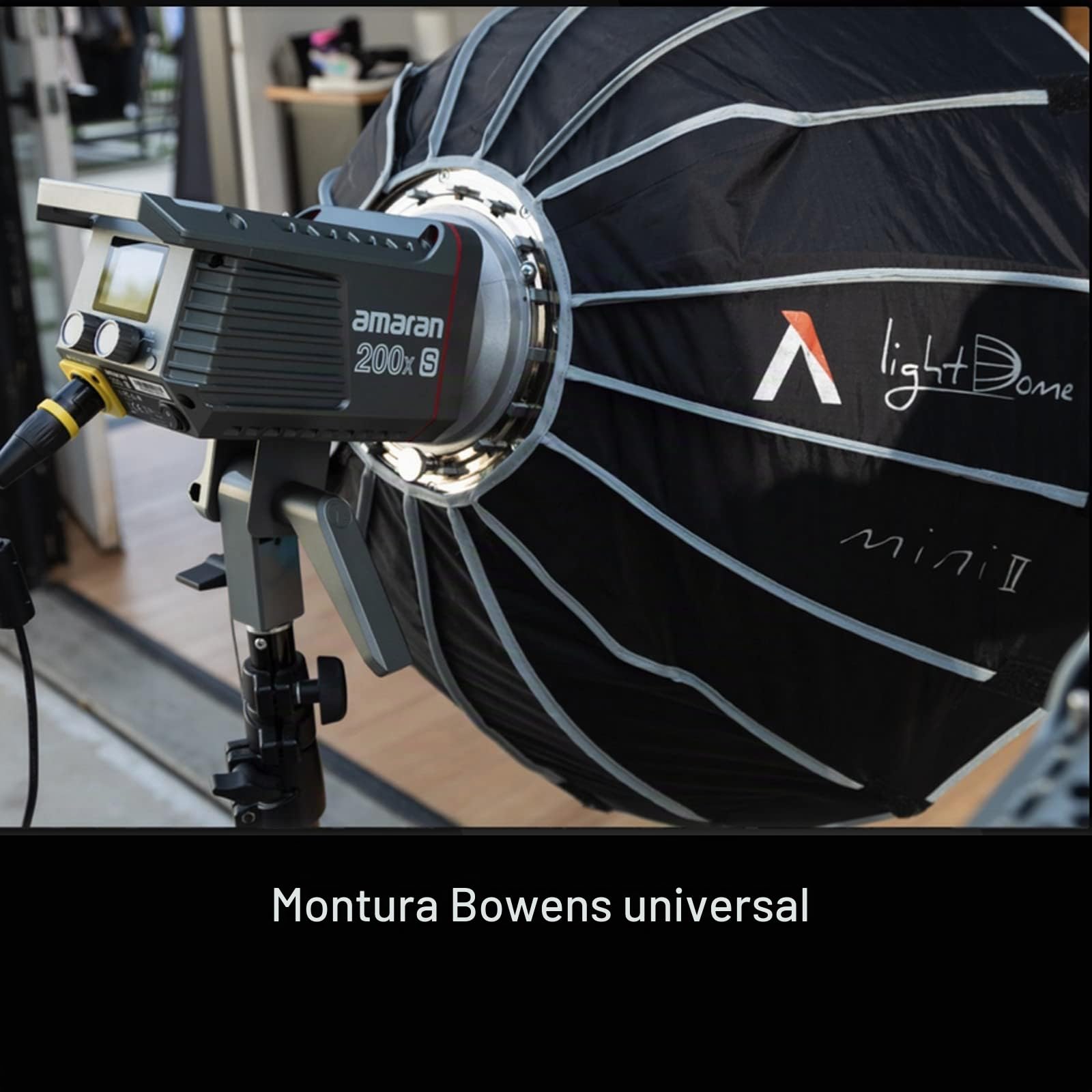 Aputure Amaran 200X S Luz de Video LED 200W Bicolor 2700K-6500K Montaje Bowens Luz Continua Control De Aplicación Bluetooth Ventilador Silencioso (Amaran 200XS)