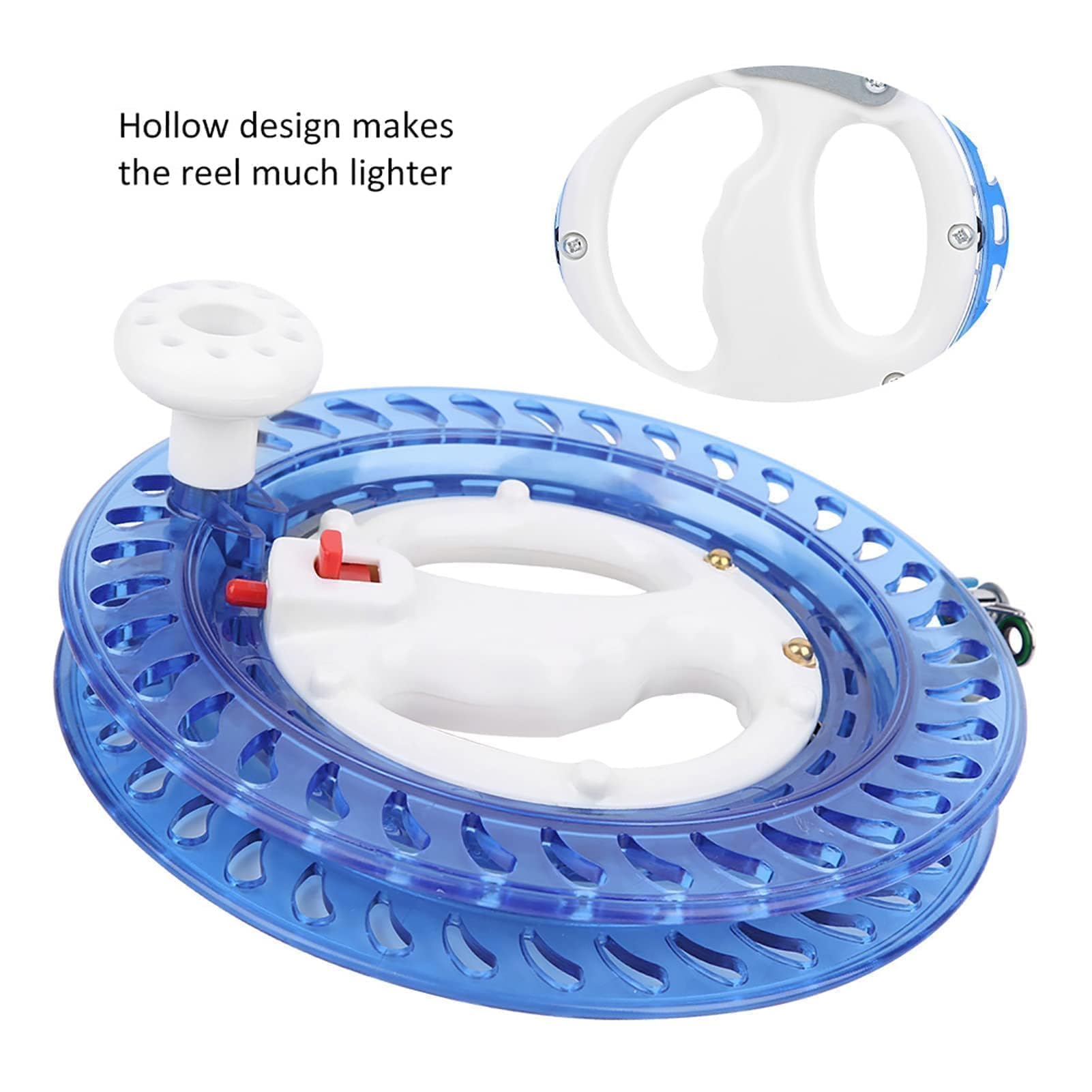 Agatige Carrete De Línea De Pesca, ABS Rueda De Pesca De Mar Multifunción Envoltura De Alambre De Mano Enrollador De Línea De Mosca Carrete De Pesca Carrete De Línea De Pesca Carrete Rodillo De
