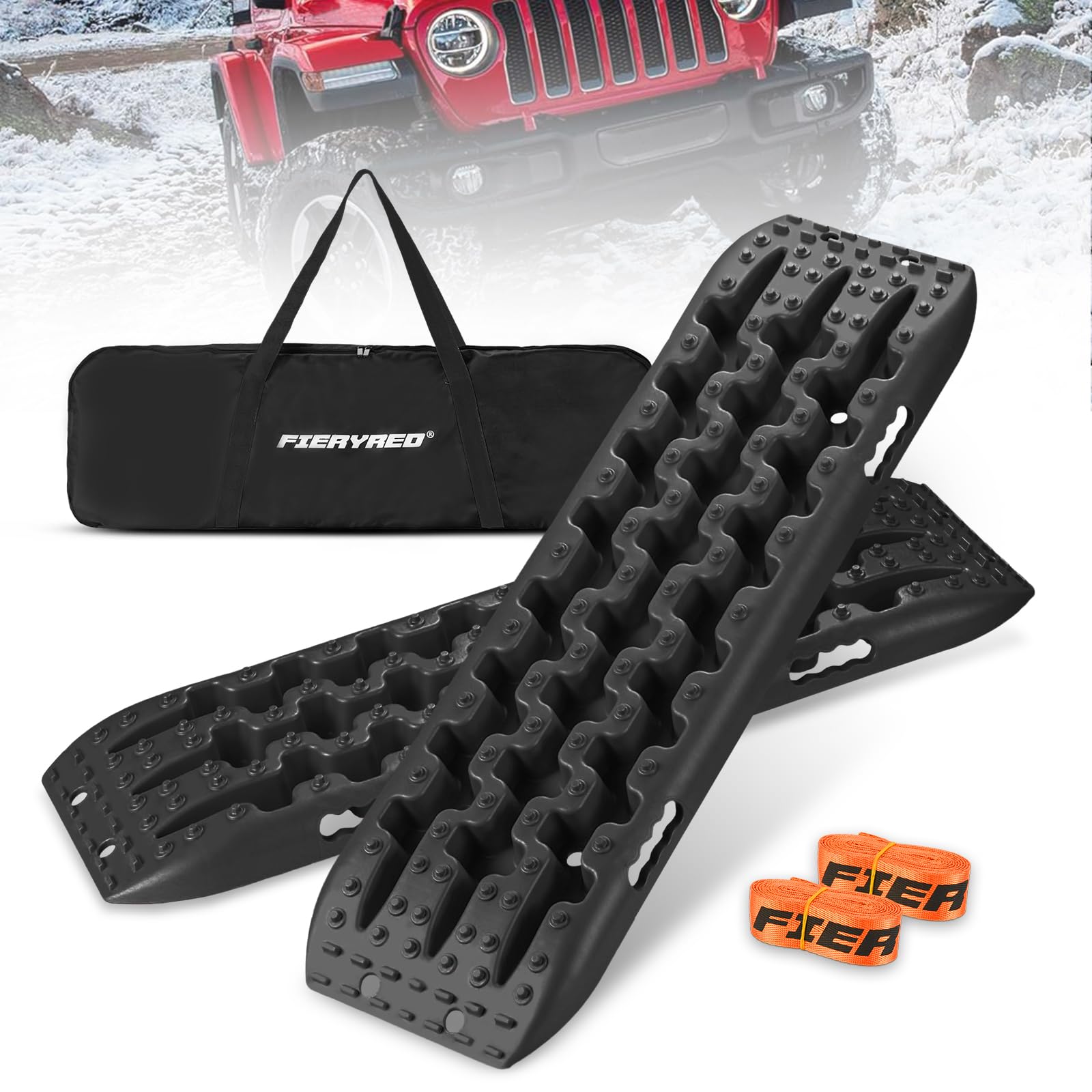 Amazon.com: FieryRed Traction Boards Offroad, Recovery Boards with