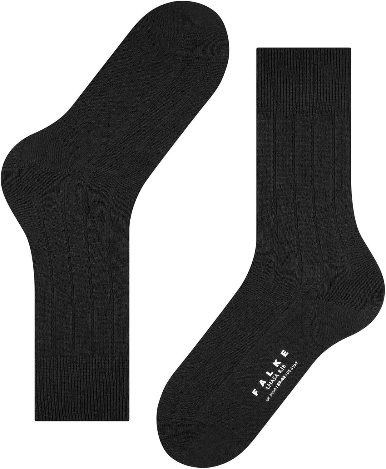 FALKE Men's Lhasa Rib Socks, Black, 6.5-9 - Image 6