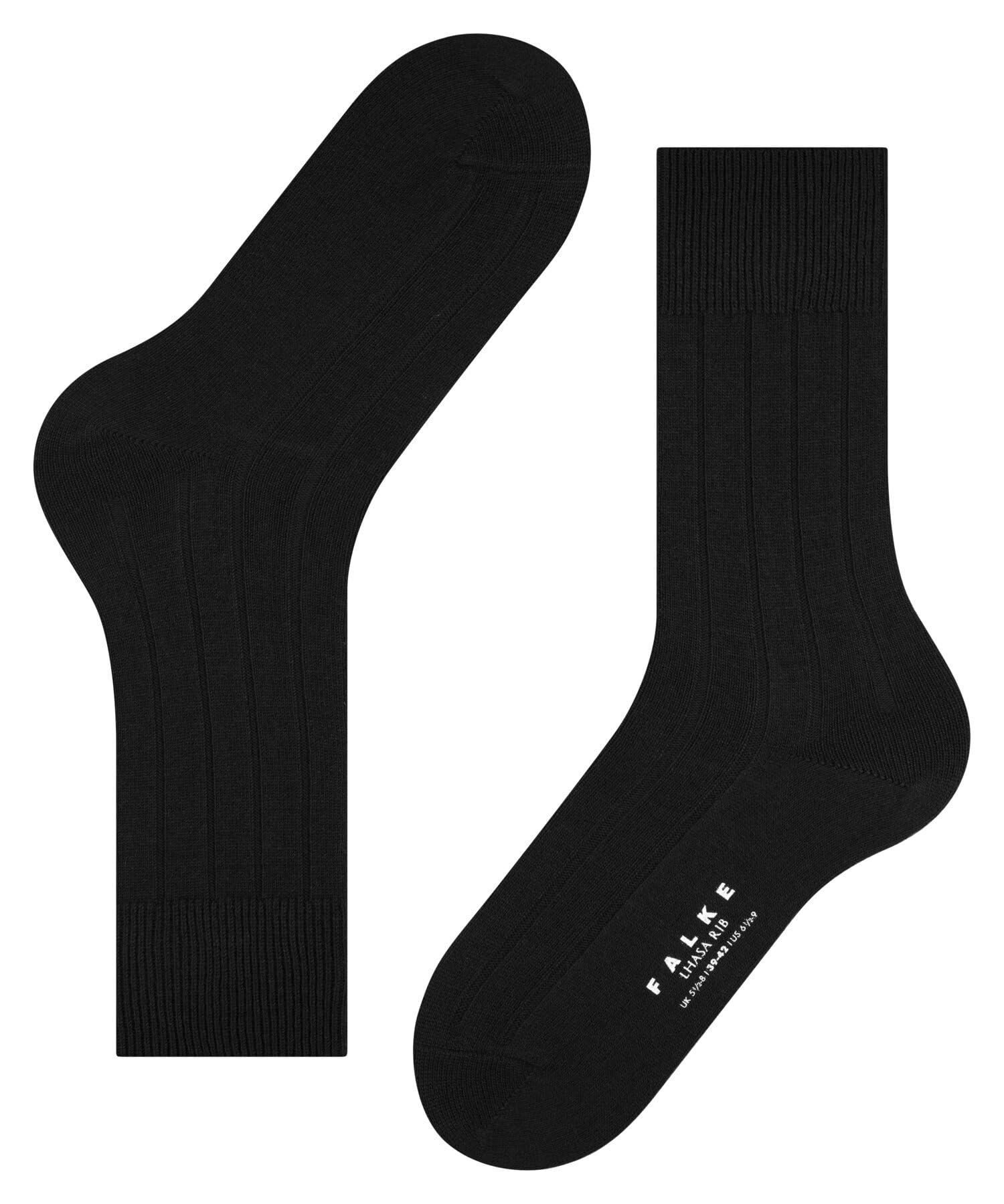 FALKE homme Lhasa Rib chaussettes respirantes régulation climatique anti-odeur durables laine cachemire épaisses chaudes couture plate aux orteils tenues décontractées et travail 1 paire