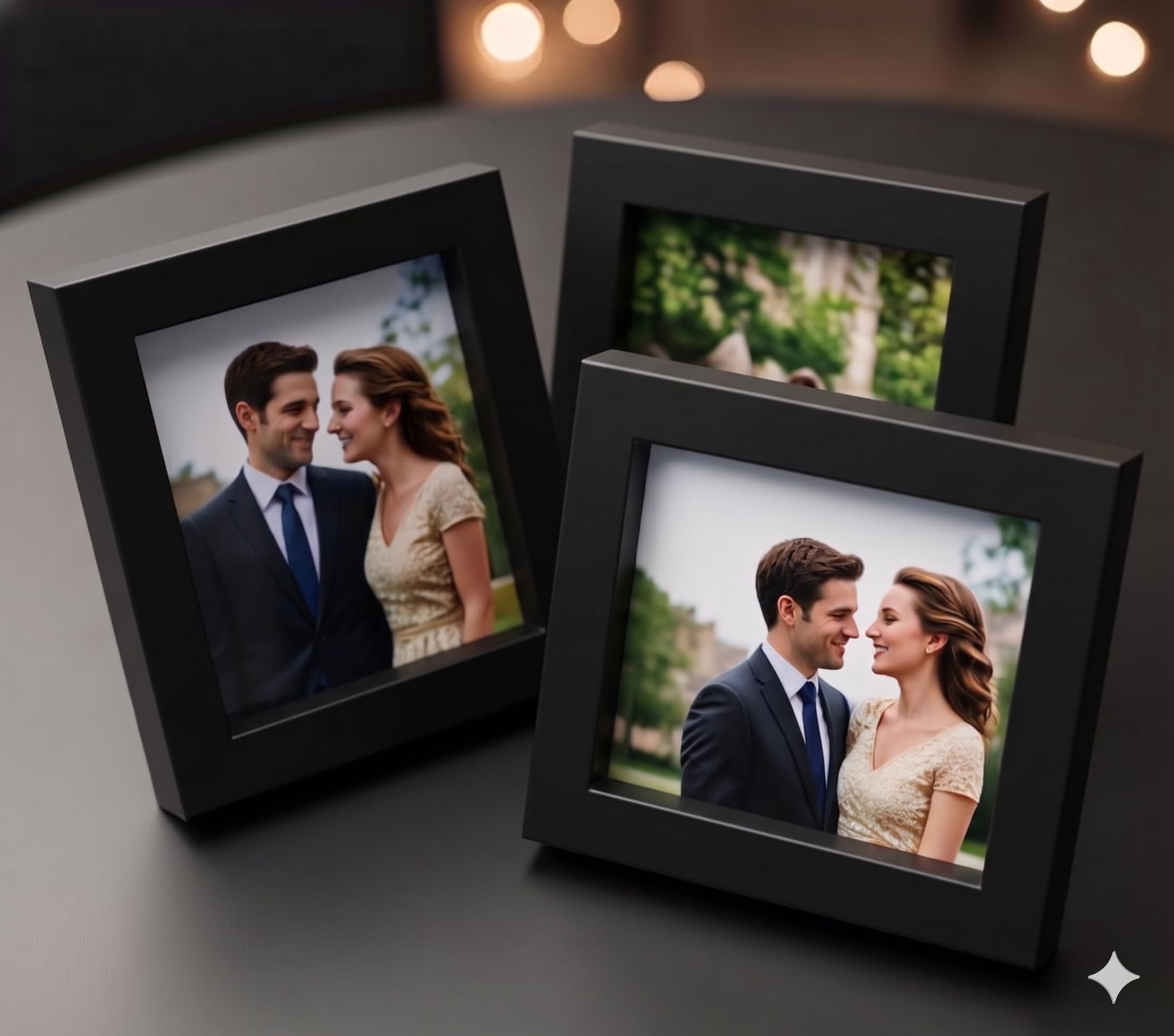 Stuthi Arts Photo Frame, 3x3 Inch, Square Picture Frame with -9
