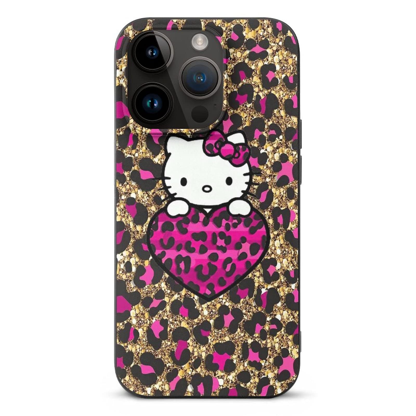 Amazon.co.jp: ハローキティ ヒョウ柄 iPhone 14 ケース iPhone