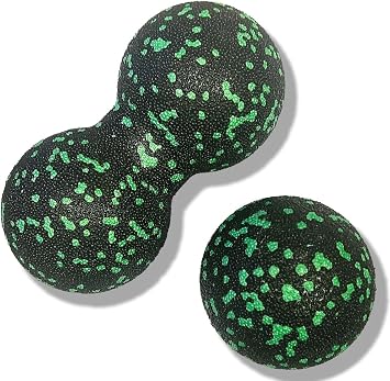 Peanut Massage Ball, Double Lacrosse Foam Roller for Physical Therapy, Firm