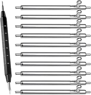 14mm 16mm 18mm 20mm 22mm 24mm Quick Release Watch Spring Bars φ1.5mm Diameter 10pcs Stainless Steel Watchband Pins with Spring Bar Remove Tool for Wristwatch Straps