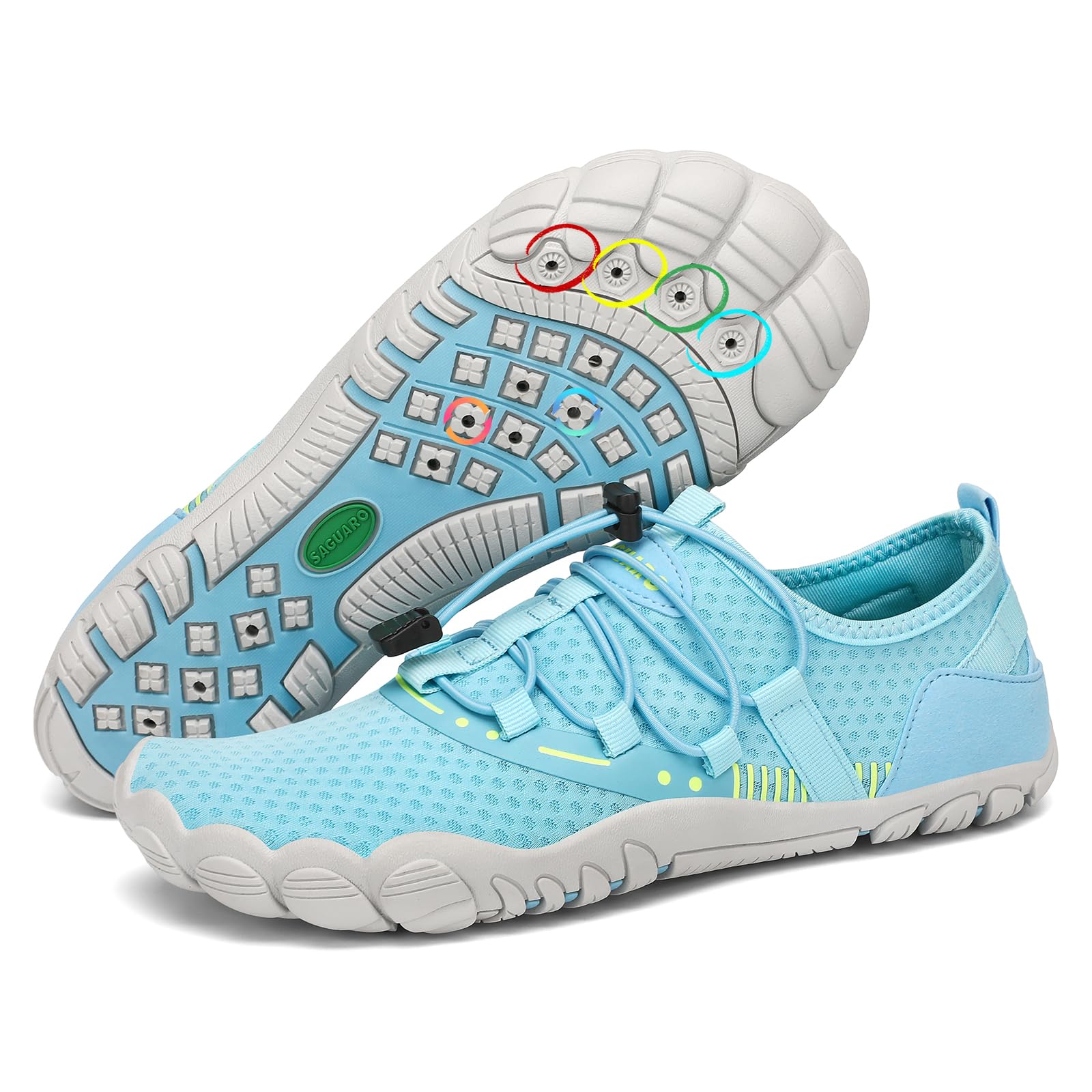 SAGUARO Scarpe da Scoglio Uomo Donna Asciugatura Rapida Scarpette da Mare per Acqua Immersione Gr.36-48