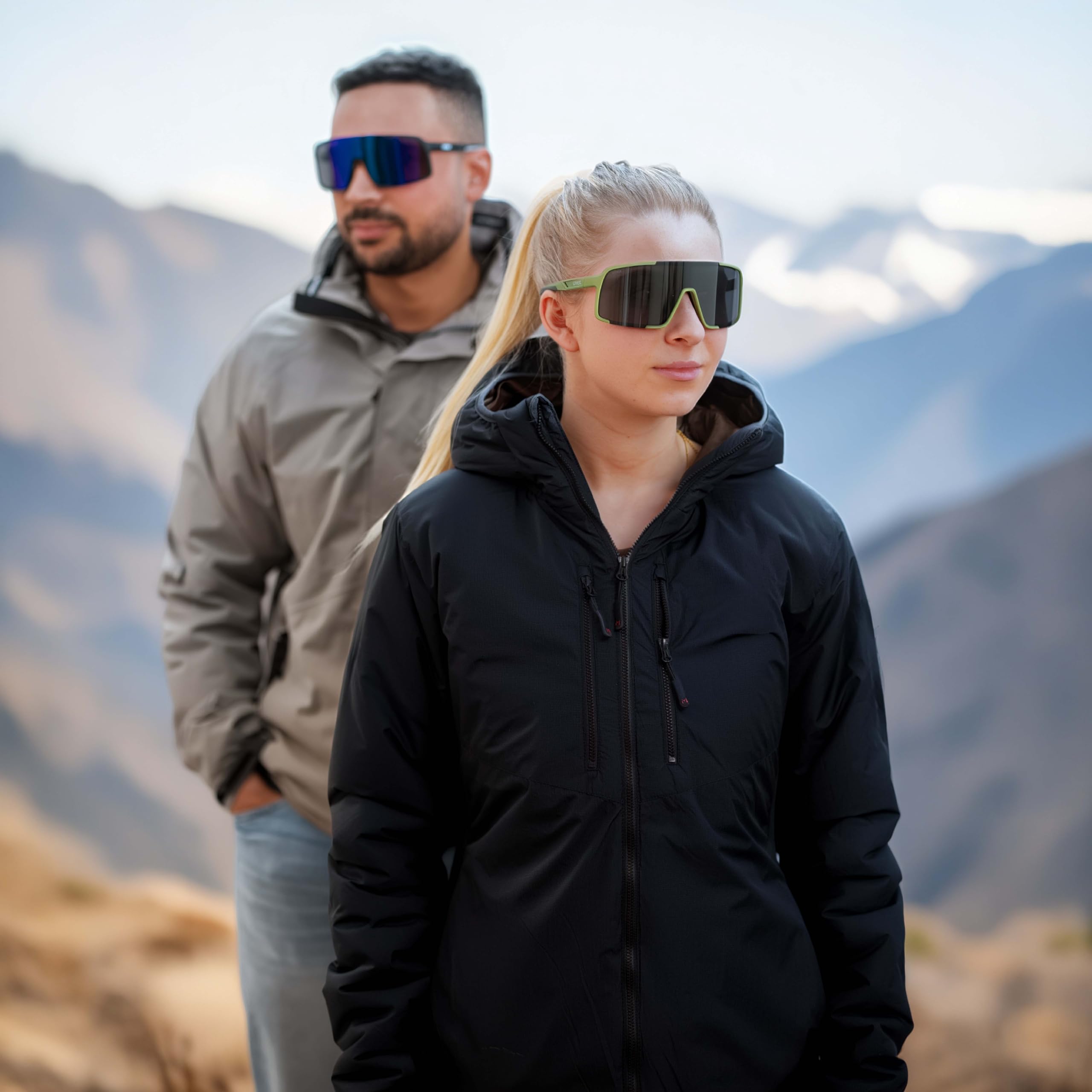 Uvex Cellon - Gafas de sol deportivas para hombre y mujer, ligeras, con lentes de espejo