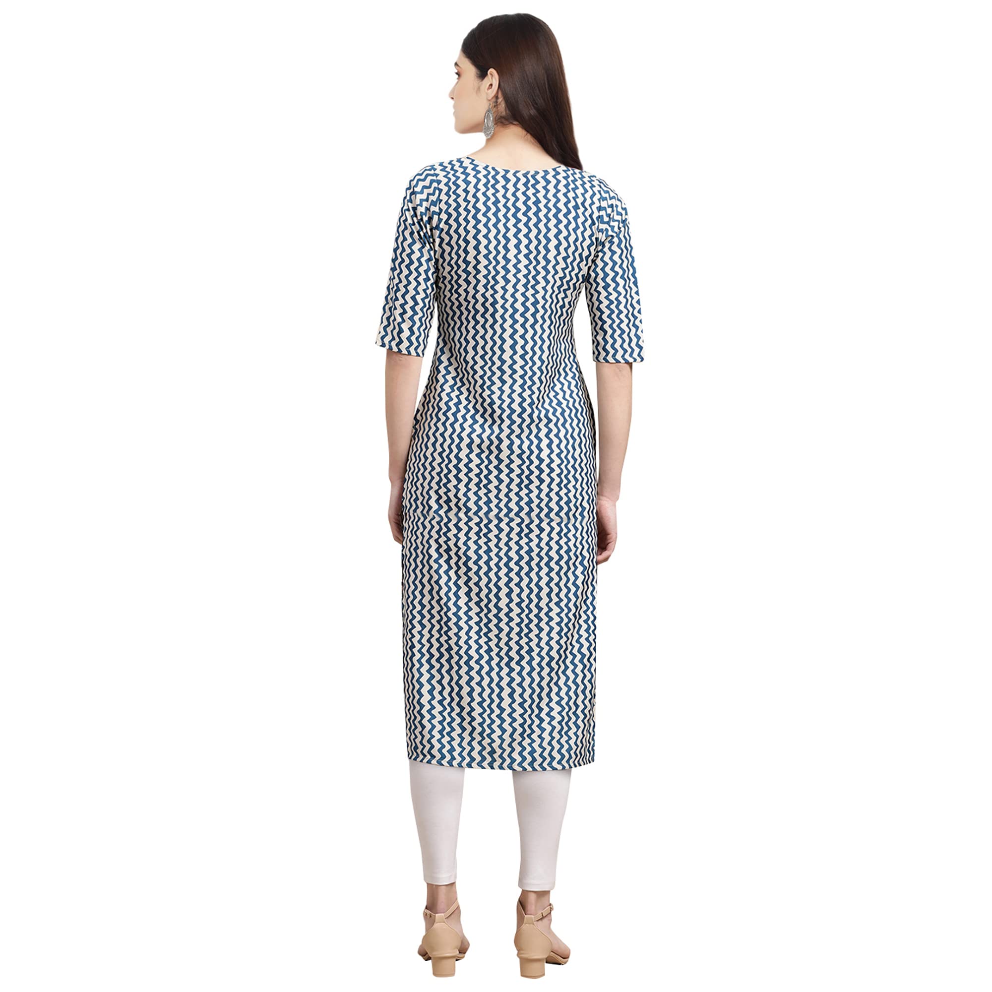 Pinkmint Women's Crepe Digital Print Straight Kurta [Pack Of 6](Qv-331-330-341-350-352-367-S)