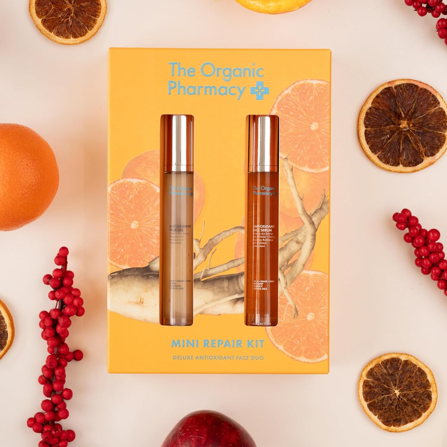 The Organic Pharmacy Antioxidant Duo - Antioxidant Face Serum, Antioxidant Face Gel (15ml X 2) - Image 2