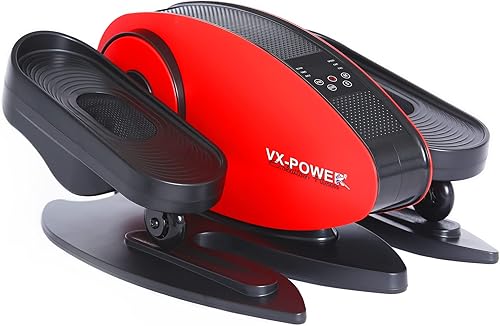 VX-Power - Bicicleta elíptica sentada - Mini máquina elíptica eléctrica debajo del escritorio masajeador de pies ejercitador de pedal compacto para