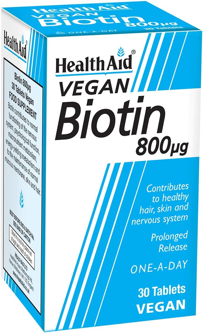 HealthAid Biotin 800μg - 30 Tablets
