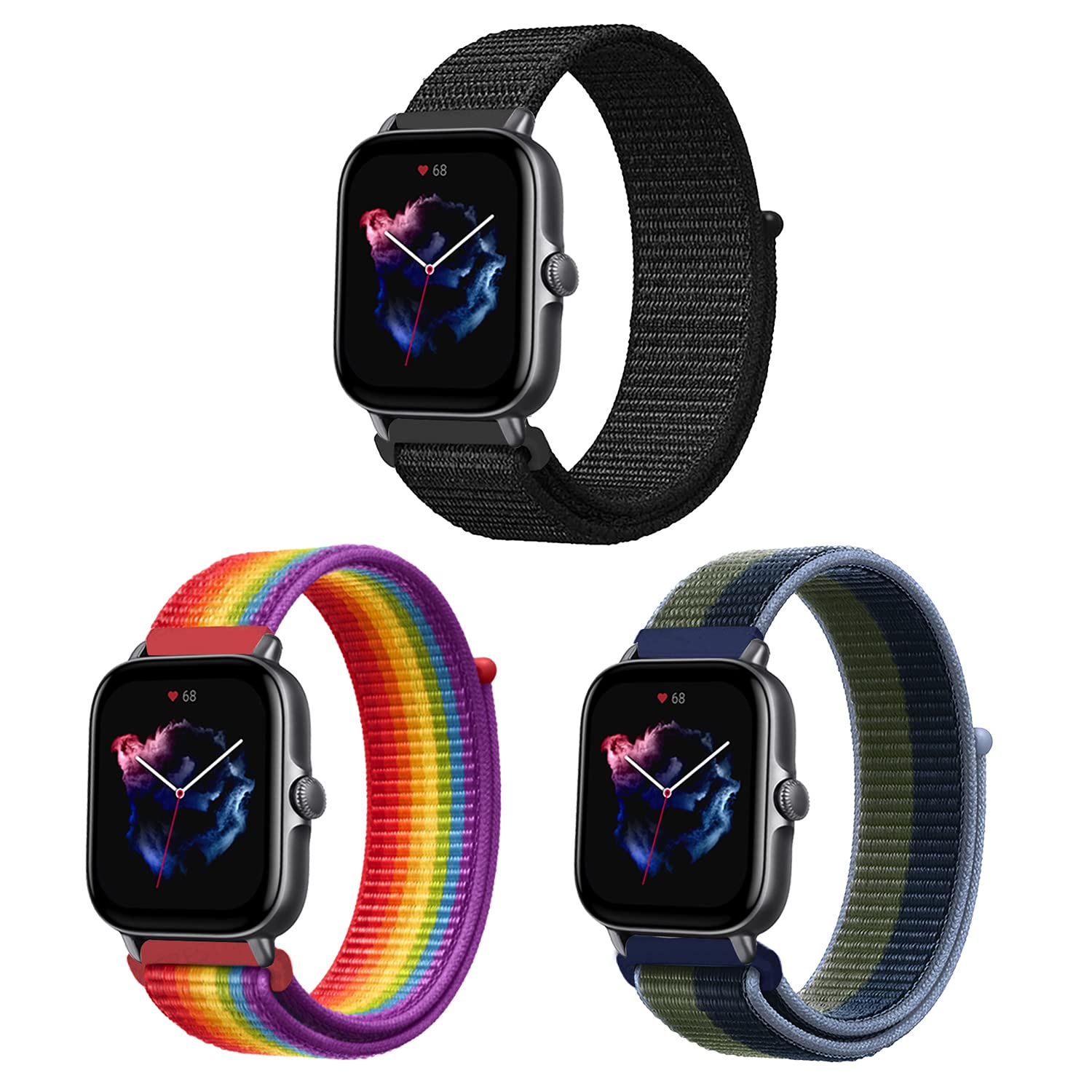 GIOPUEY Cinturini Compatibile con Amazfit Active 2 44mm, Acciaio Inossidabile Cinturino [Resistente all'Usura] - Silver