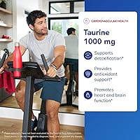 Vista 3 de Pure Encapsulations Taurina 1,000 mg - Apoya la salud del corazón y la desintoxicación - Aminoácido esencial - Salud del hígado y la vesícula