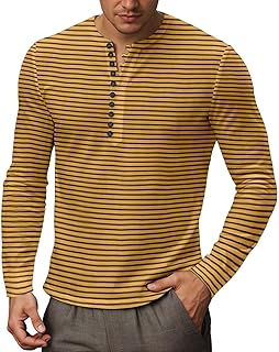 Camiseta de manga larga para hombre, para otoño e invierno, a rayas, informal, informal, para exteriores, camiseta funcional de un solo color, talla grande