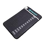 Far Infrared Heating Pad, Small Heating Pad for Back (31x20 inch), Far Infrared Mat with Amethyst and Tourmaline Crystals, Amethyst Mat Calming Negative Ion, Auto Shut Off, Memory Function