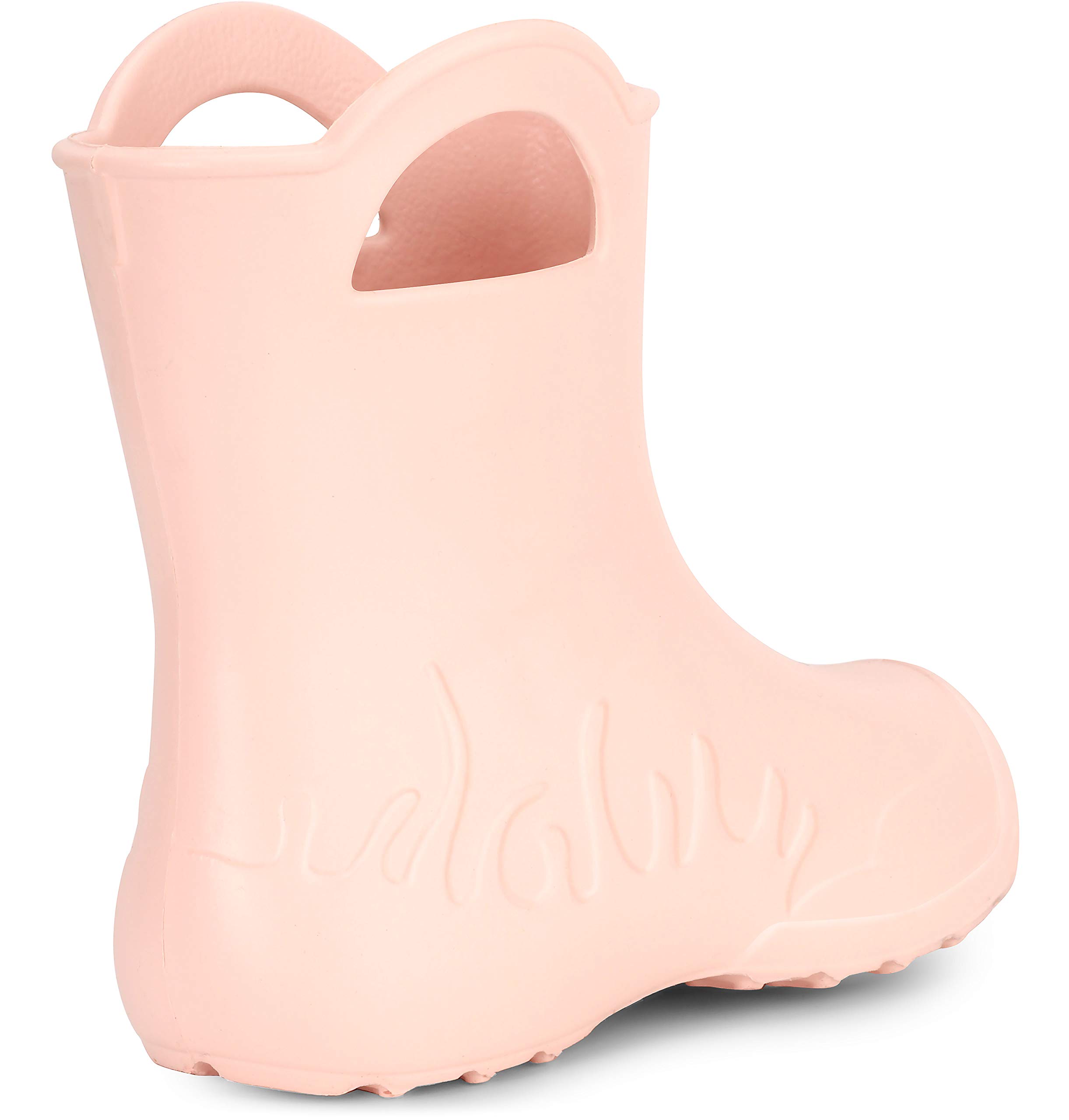 Ladeheid Stivali Bambino e Bambina in Gomma Comodi Stivali Pioggia Bambino con Motivo a Rana LA-CA-01