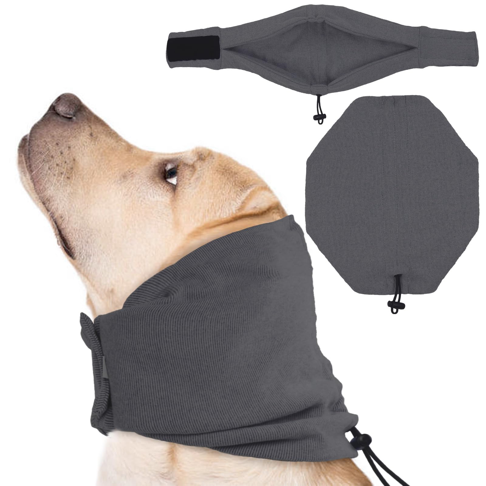 Orages et feux d'artifice cache-oreilles antibruit pour chien QBLEEV calme