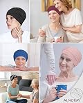 Alnorm Bamboo Chemo Headwear Head Wraps for Cancer Patients – Warm, Super Comfy