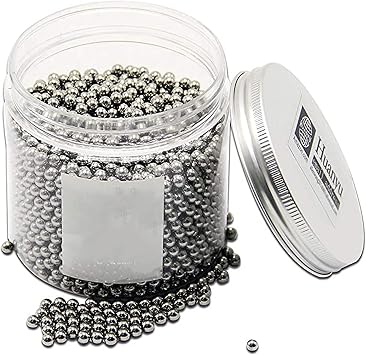 304 Stainless Steel Grinding Balls Mill Balls for Lab Planetary Ball Mill (10mm, 500g)