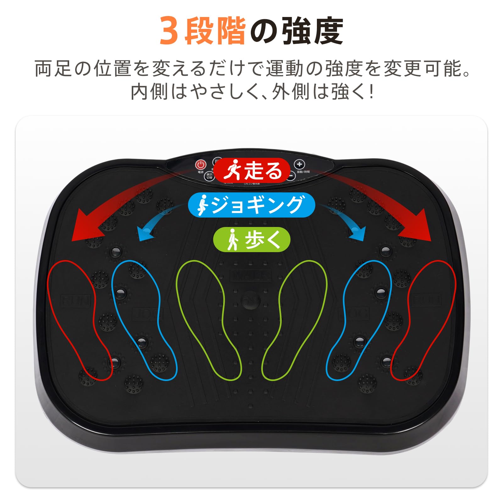 上に乗っかってブルブルするやつ！ ステッパー ブルブル振動マシン ブルブルマシン 3d 振動マシン