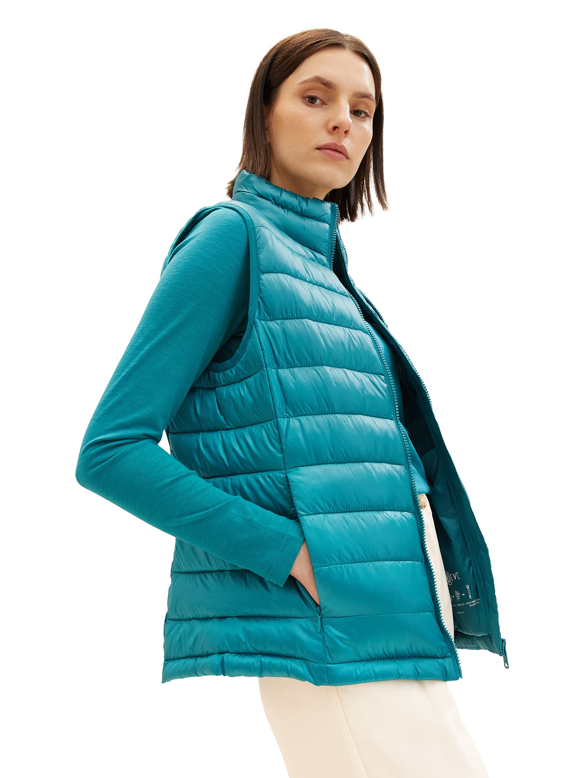 TOM TAILOR Gilet Trapuntato Leggero da Donna