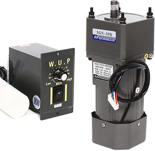 Miniatura 88 de Motor de engranajes eléctrico 120W DC 24V Reductor de engranajes helicoidal Caja de engranajes Motor eléctrico de engranajes RV 50K 35Nm Motor 120W