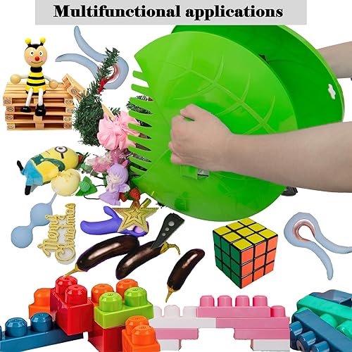 Miniatura 7 de Eastrans Cucharas grandes para hojas y rastrillo de mano, agarradores ergonómicos de mano para recoger hojas, recortes de césped y escombros de