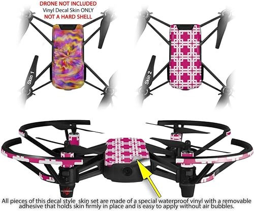 Miniatura 2 de Skin Wrap 2 Pack para DJI Ryze Tello Drone Tie Dye Pastel Drone No Incluidas