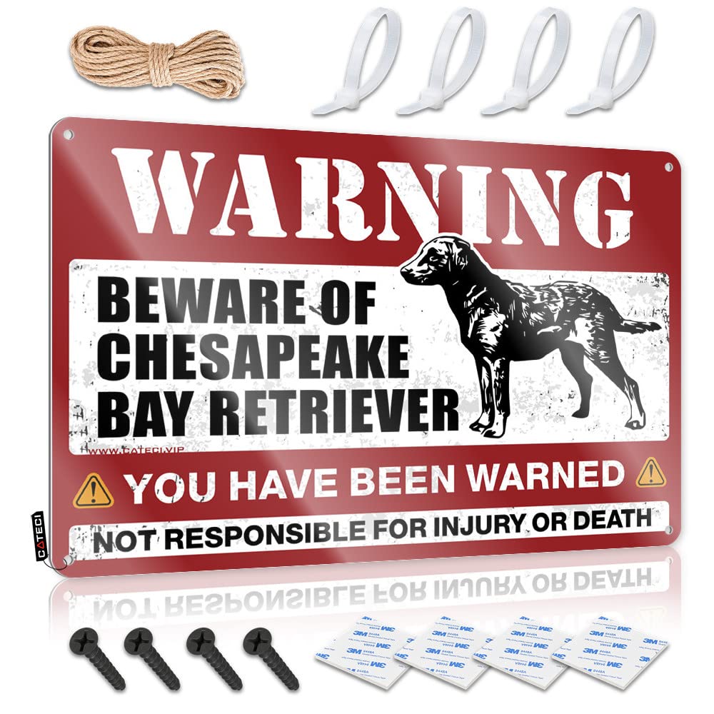Signs For Bedroom Door Beware Of Chesapeake Bay Retriever Tin Sign Bar Signs For Home Bar Decor Funny Sarcastic Signs(30X40CM)