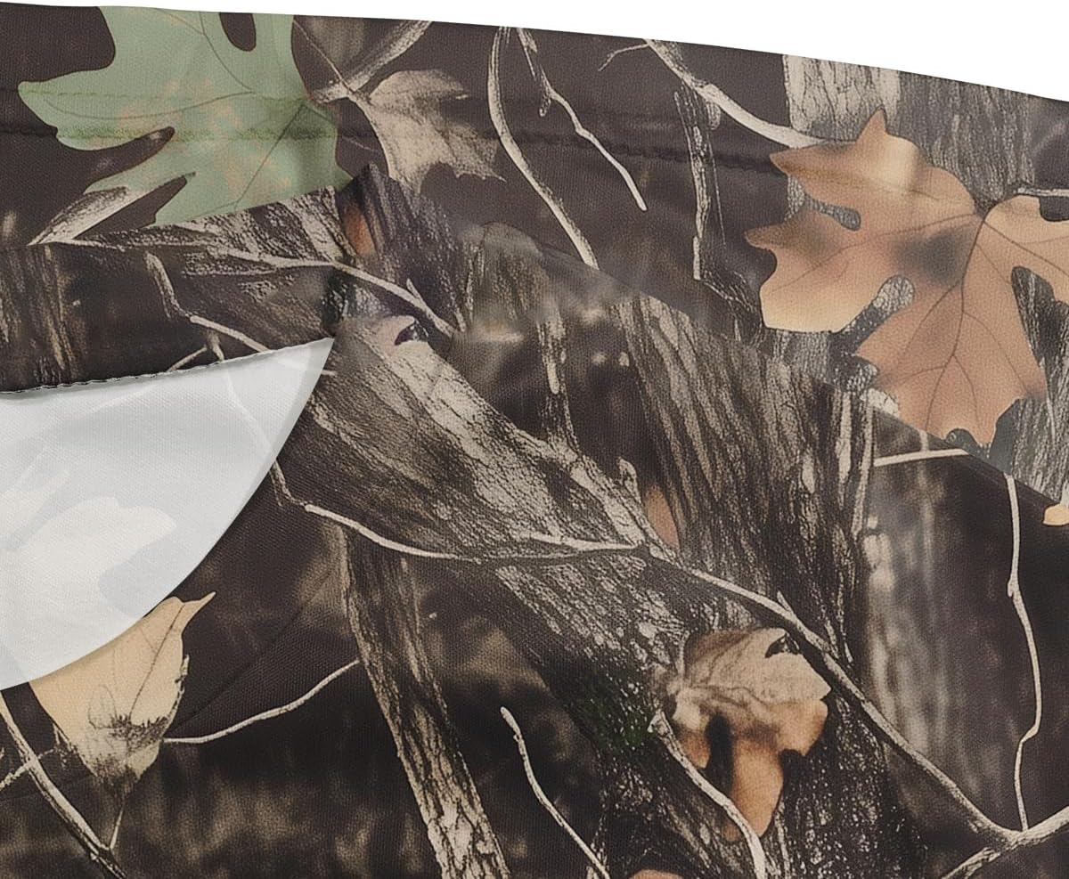 Men's Camo T Shirt Hunting Shirts Short Sleeve Fishing Camouflage Shirt - Image 5