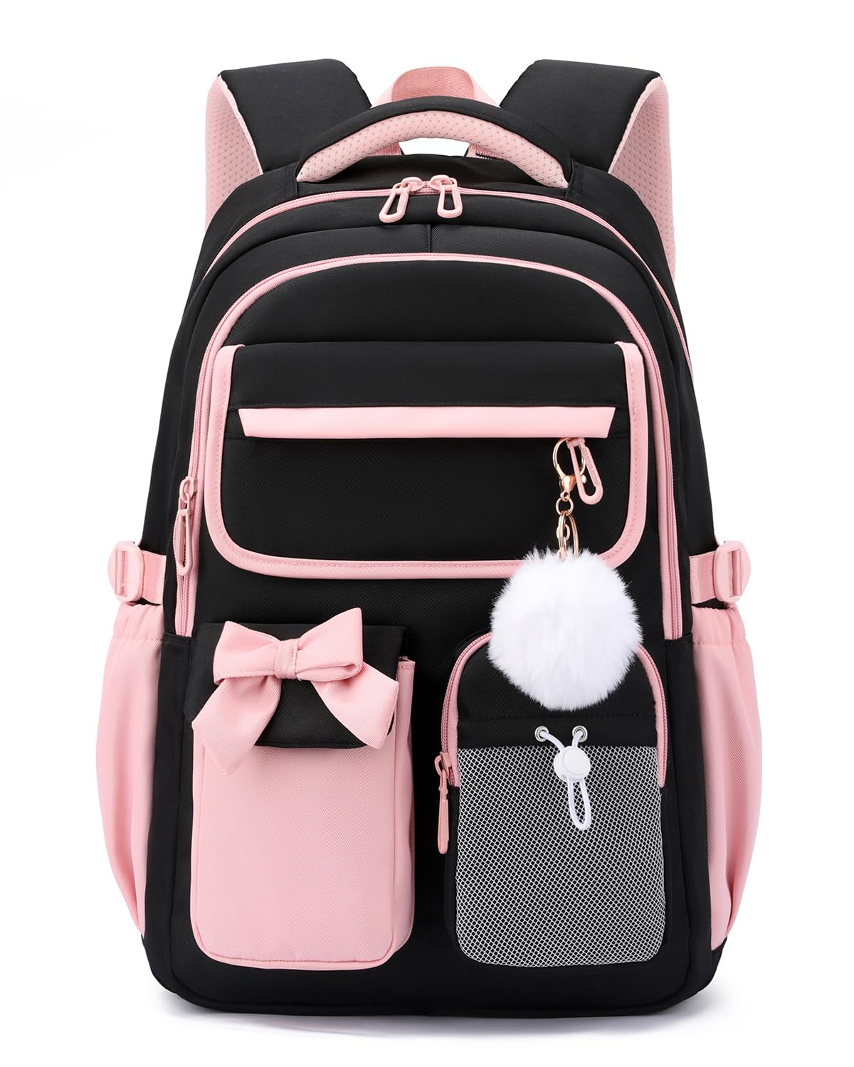 Amythe Cartable Fille Primaire et College, Sac Scolaire Filles Décontracté