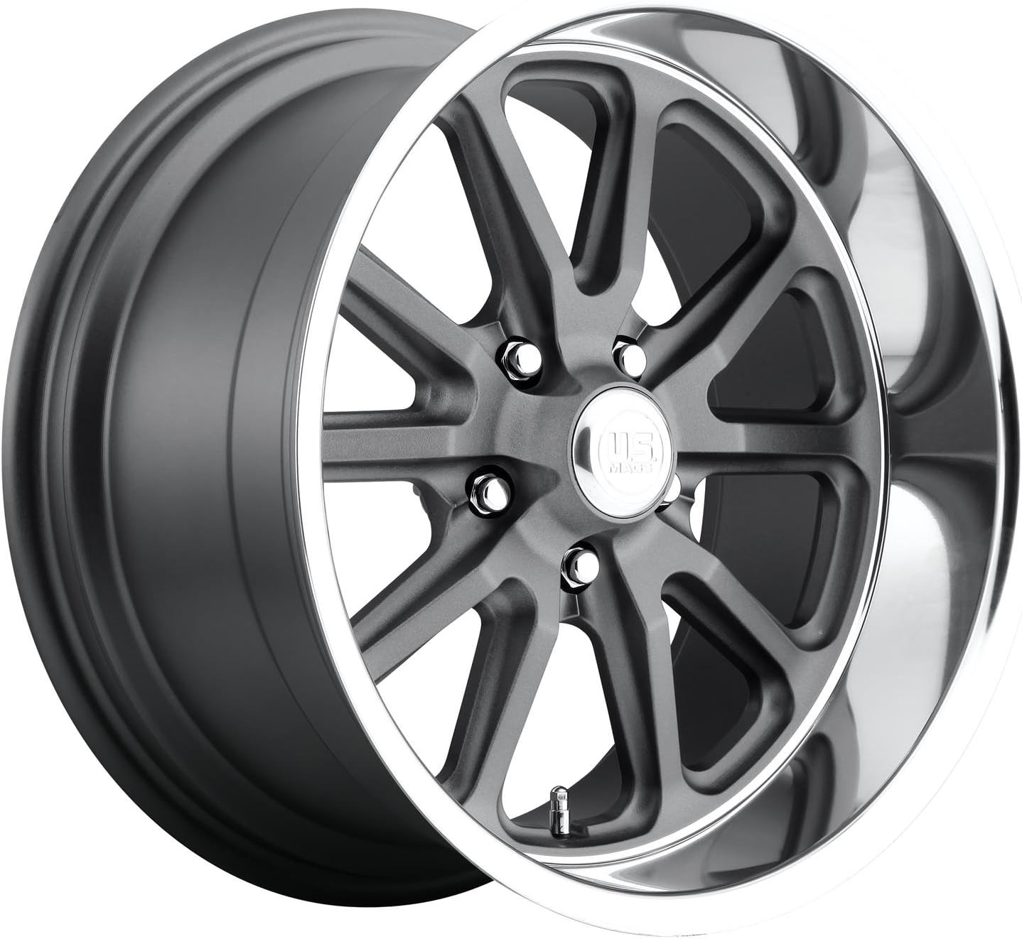 US Mags Rambler 17 Gunmetal Wheel / Rim 5x4.75 with a 1mm Offset and a 72.6 Hub Bore. Partnumber U11117806145