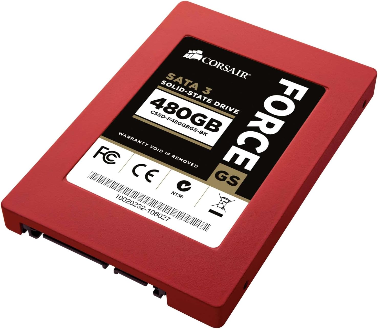 Corsair Force Series 480gb Ssd (cssd-f480gbgs-bk) -