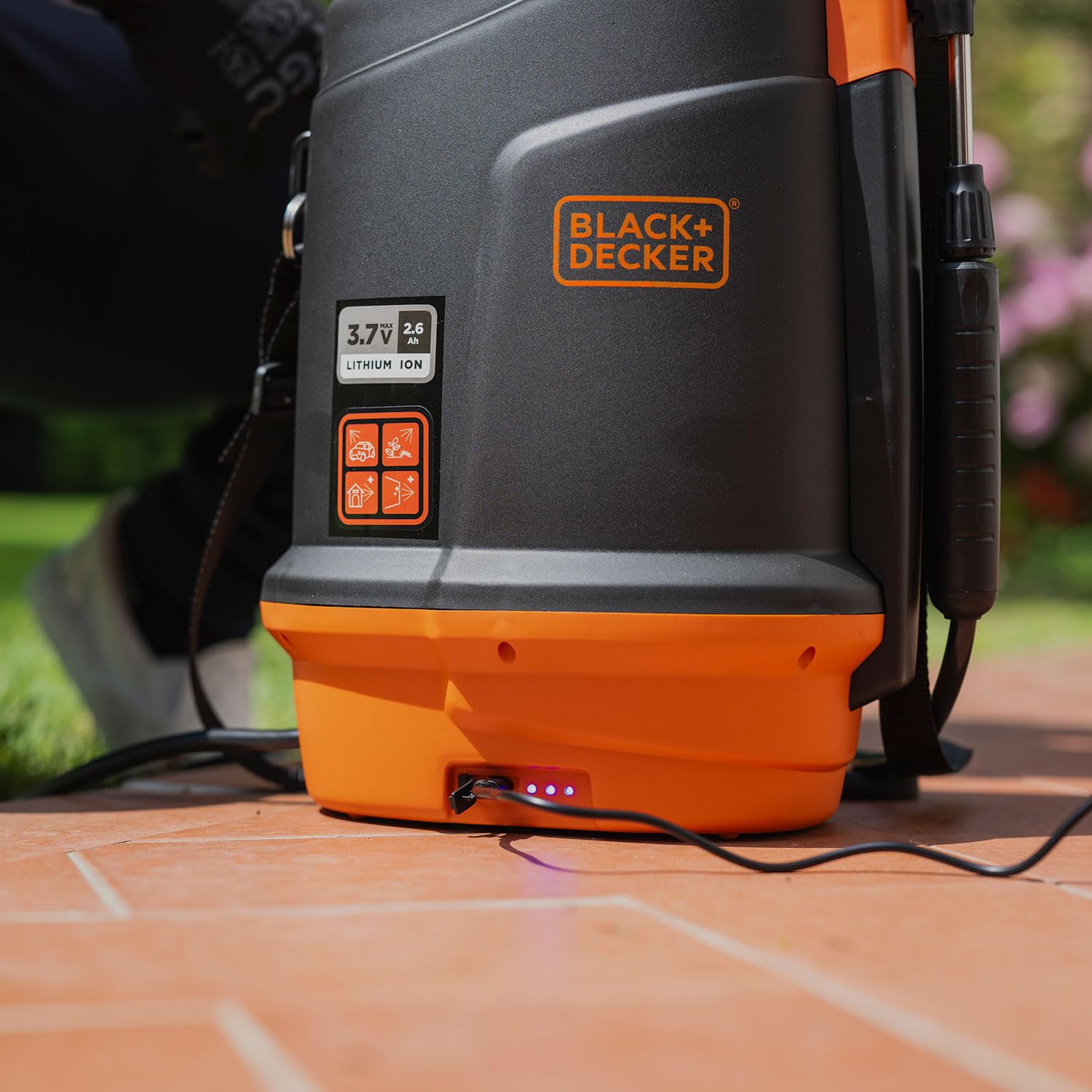 POMPA IRRORATRICE A BATTERIA 'BXSPBS05E' Lt 5-3,7 Vdc 2,6 Ah