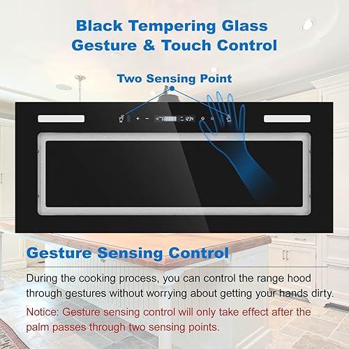 Miniatura 10 de Inserto de campana extractora de 20 pulgadas, 600 CFM, acero inoxidable, sin conductos, convertible, ultra silencioso, campana extractora de cocina
