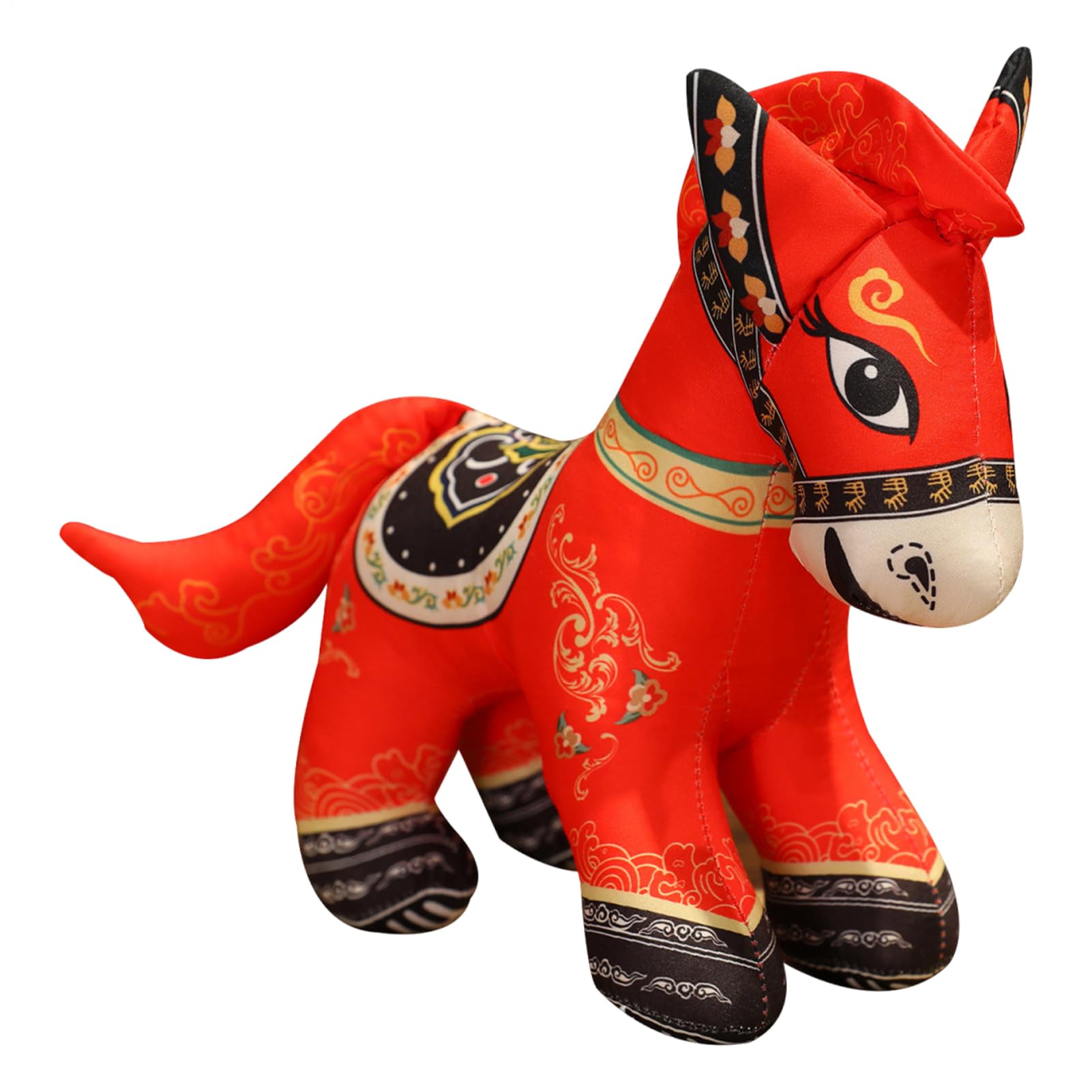 Peluche Del Cavallo Del Capodanno Cinese Bambola Morbida E Coccolosa | 2026 Anno Del Cavallo Mascotte Per Bambini Adulti Soggiorno Camera dei Bambini Divano Nanna Viaggio Compleanno