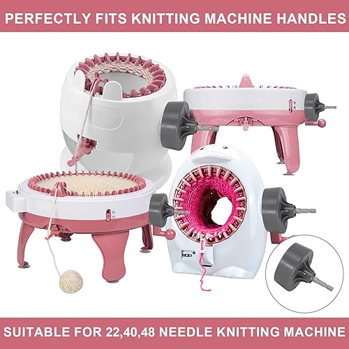 Miniatura 5 de Adaptador de máquina de tejer, adaptador de máquina de ganchillo reemplazable de punto rápido con destornillador eléctrico de punta hexagonal,