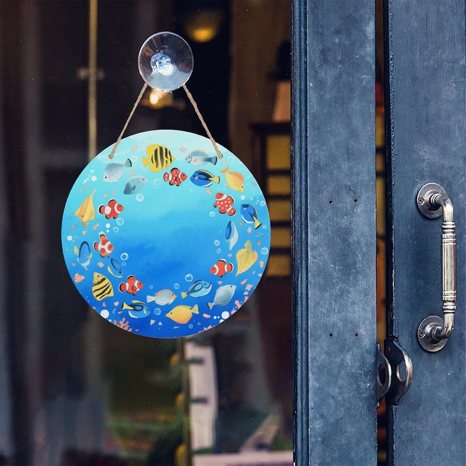 Tropical Fish Painting Wood Painting