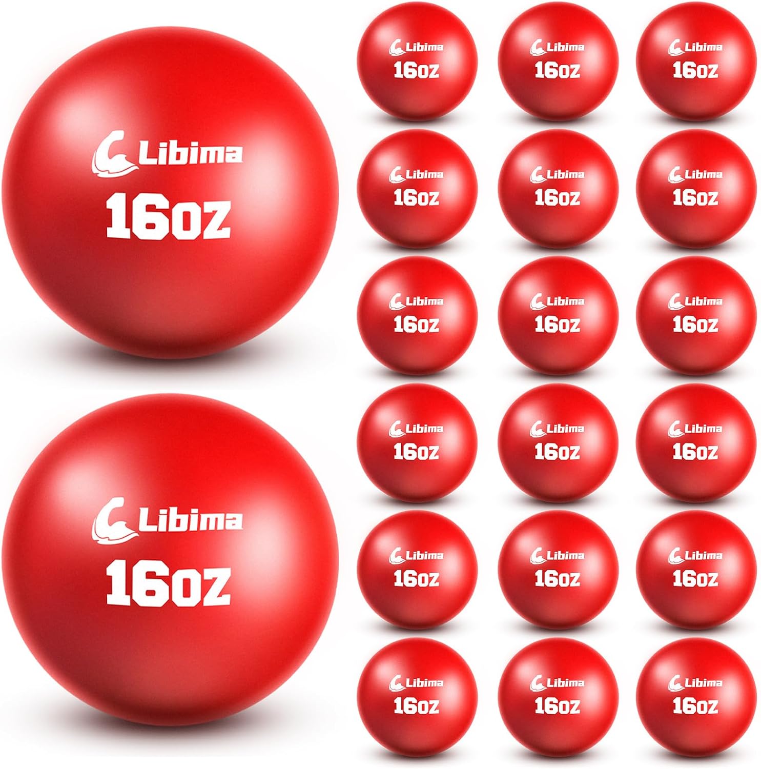 Libima 20 Pcs Weighted Training Baseballs and Softballs