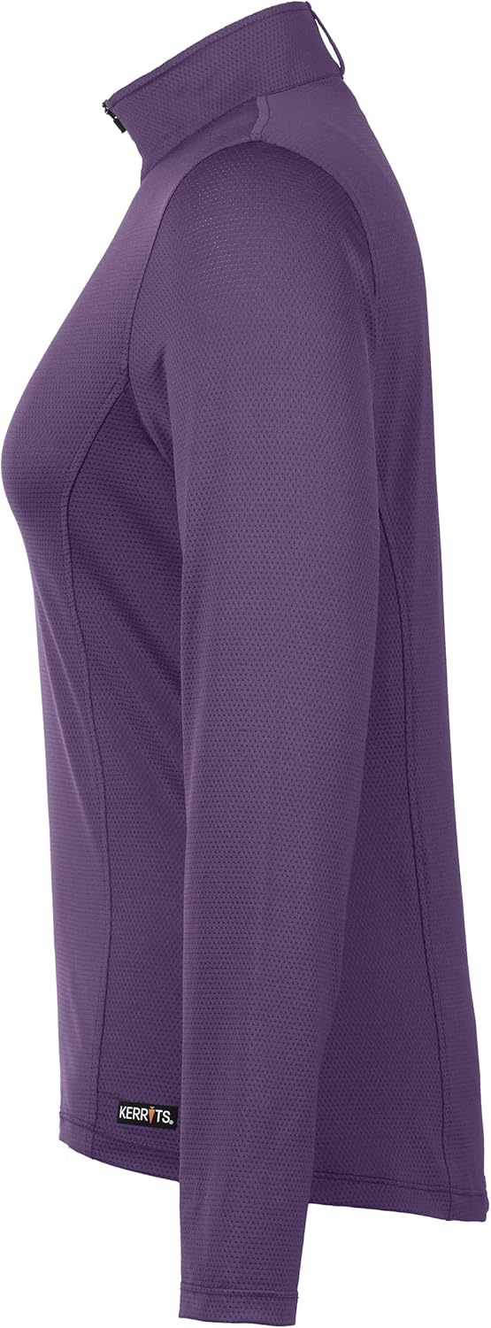 Kerrits Women's Ice Fil Lite Long Sleeve Shirt – Cooling Sun Protection Shirt for Horse Riding, Golf, Hiking