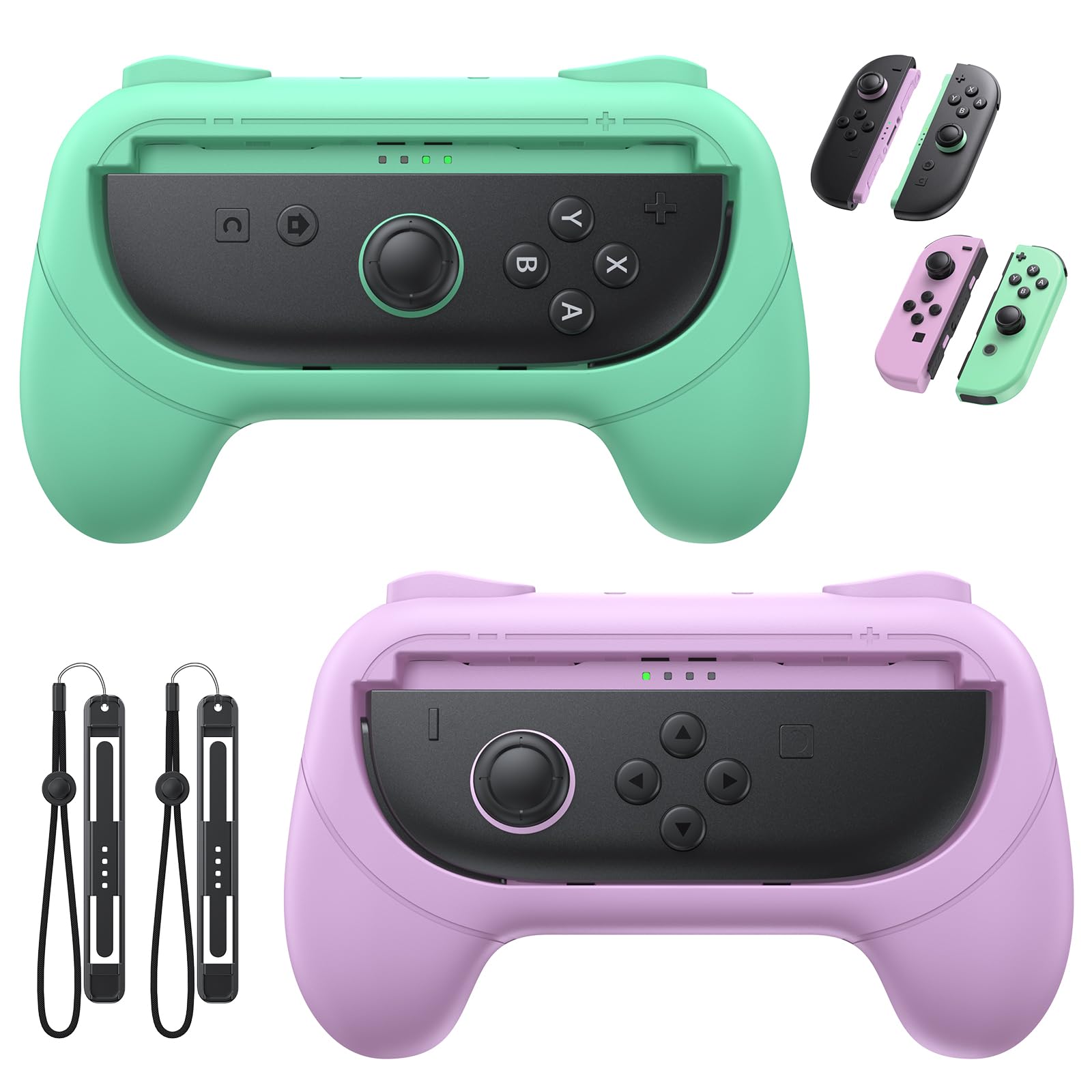 FASTSNAIL Switch Controller Grips for Nintendo Switch 2/1/OLED for Joy-Con