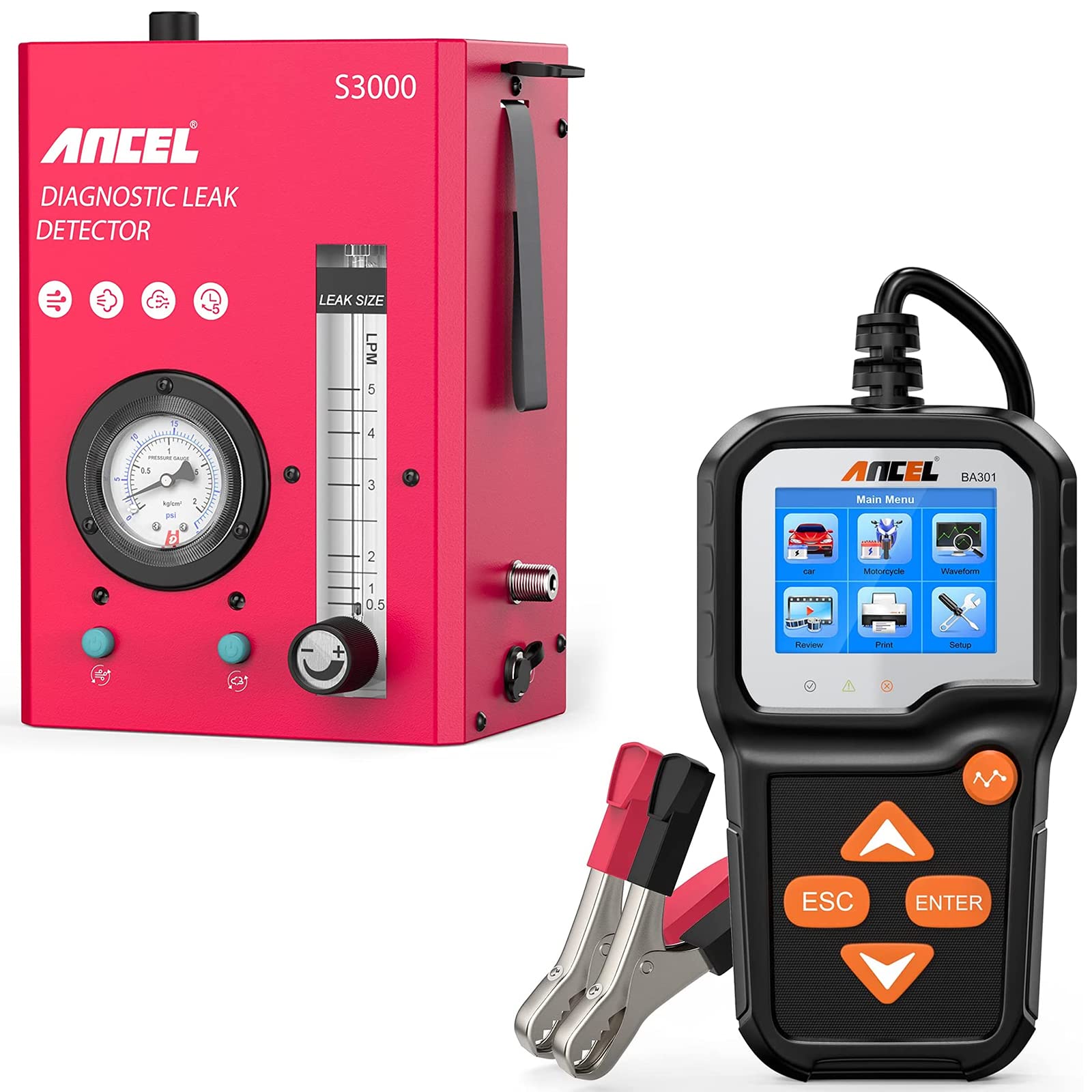 Buy ANCEL S3000 Automotive EVAP Smoke Machine Leak Detector with