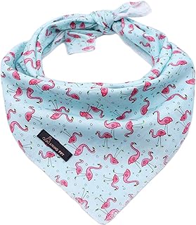 ARING PET Dog Bandana, Cotton Flamingo Dog Bandanas Dog Triangle Bibs Cloth for Small and Large Dogs and Cats product image