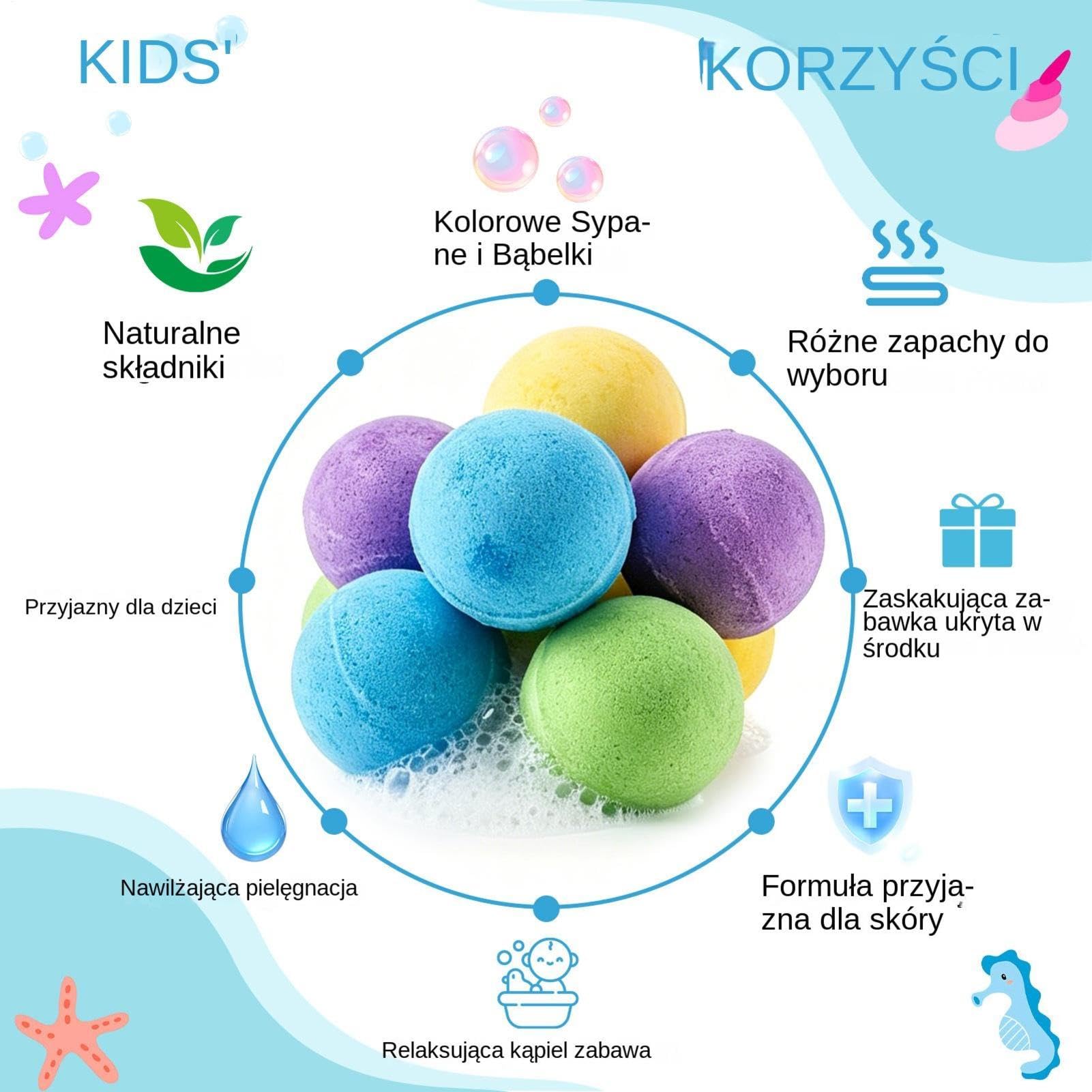 Bubble Bath - Scented Bath Salt Foam Balls with Toys | 12 Piece Set Relaxing Fizzy Bombs for Kids, Women Men, Family, Spa Soak, Home, Travel or Self Care Set, 5cm/1.97