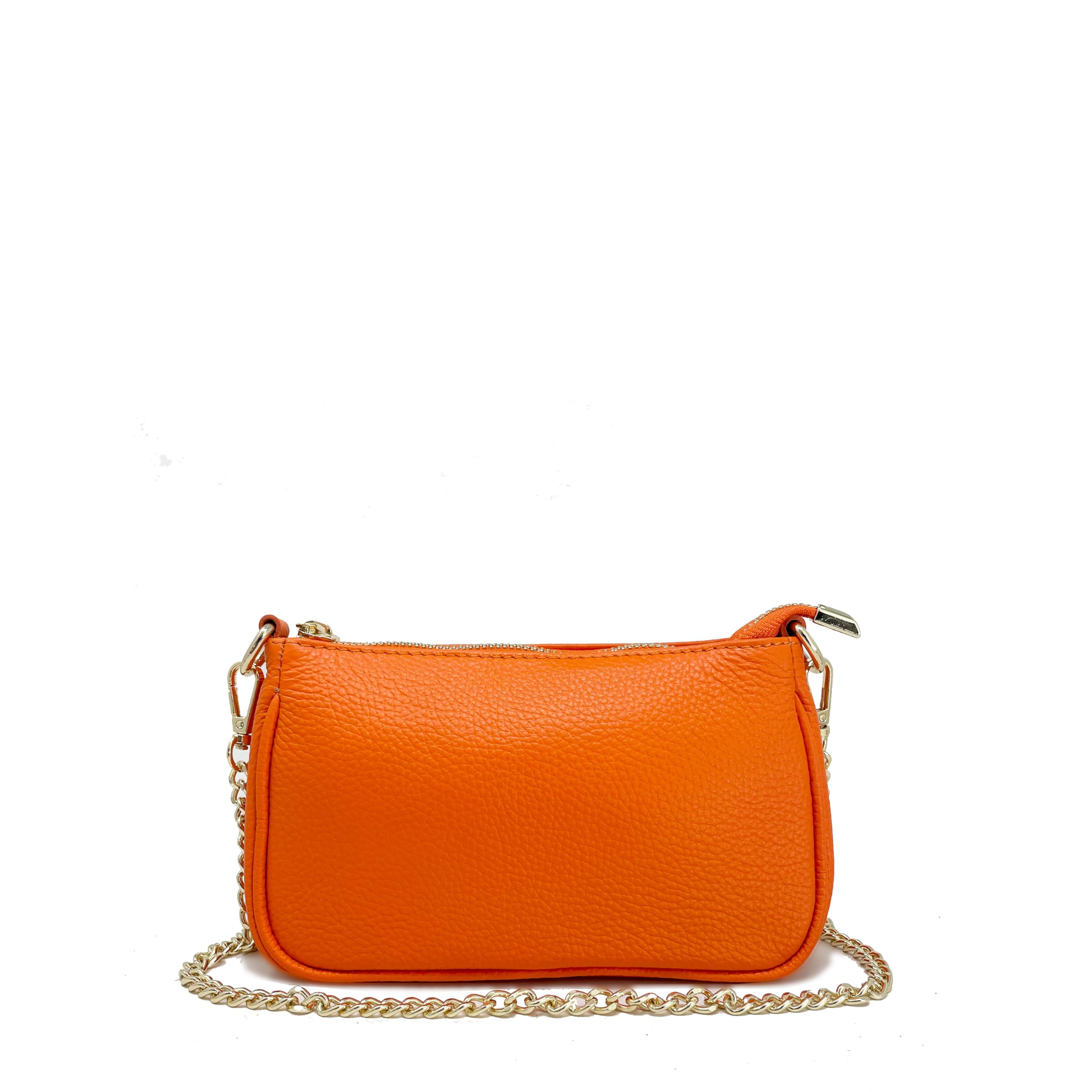 Chicca Borse Borsetta da donna in pelle, borsa a tracolla clutch