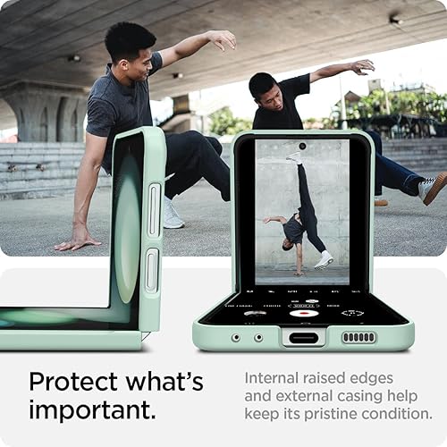 Miniatura 4 de Spigen Air Skin diseñada para Galaxy Z Flip 5 Case (2023) - Apple Mint