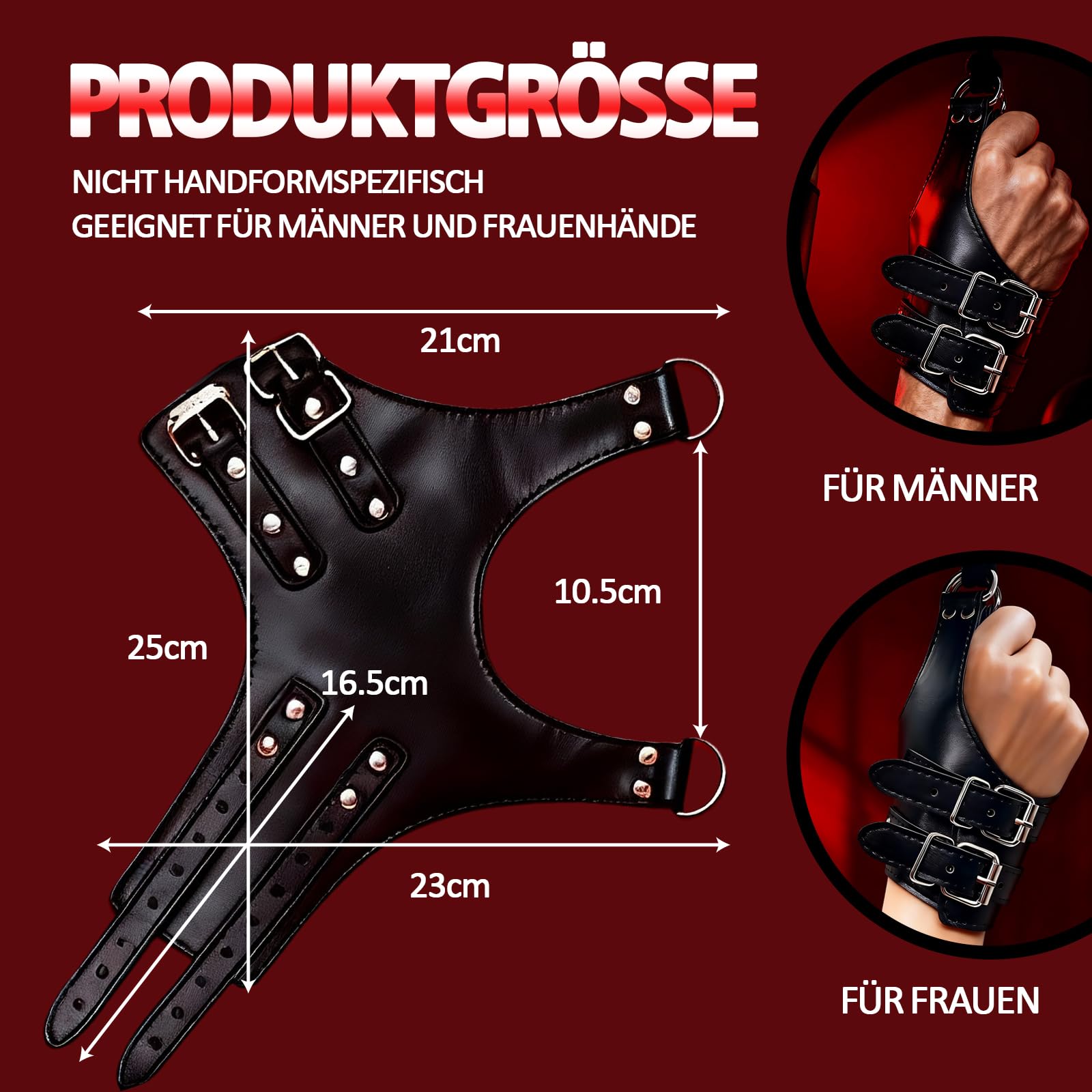 BDSM Bondage Set Avec Menottes SM – Menottes En Cuir Suspendues Pour Couples – Menottes éRotiques Pour Jeux Sexuels – Menottes Pour Bondage Et BDSM – Plaisir ExtrêMe Avec Menottes Pour SM