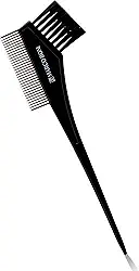 Pincel para Tintura de Cabelo com Pente, Cabo Separador de Mechas, 1386, Marco Boni, Preto, 1 Unidade, Marco Boni