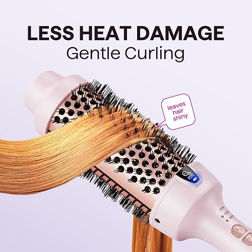 Miniatura 4 de Cepillo Térmico Wavytalk, Cepillo de Secado Express de 1.7 Pulgadas, Tecnología de Iones Negativos para Crear Secados Suaves y Relajantes, Da Cuerpo