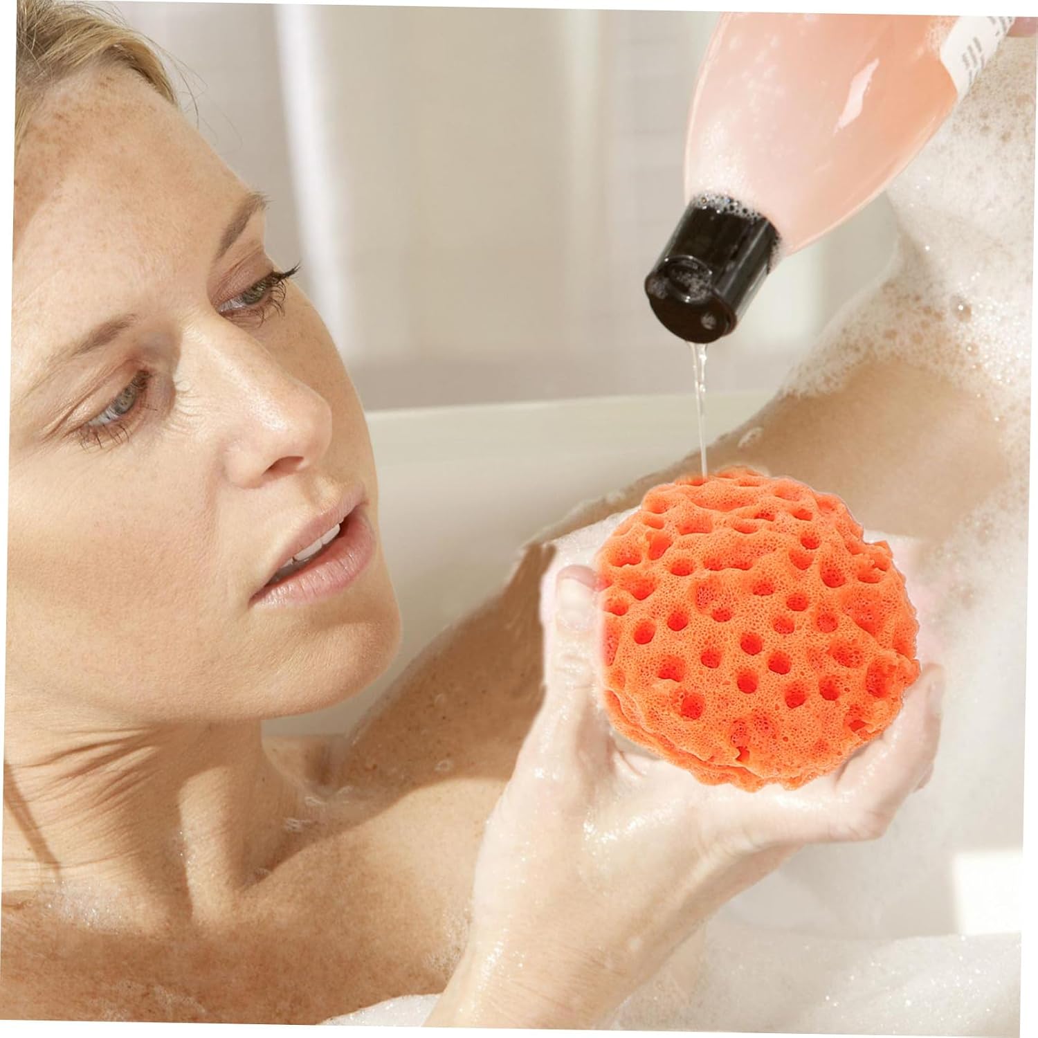 36pcs Honeycomb Bath Sponges for Exfoliating Body Scrubber with Hanging Design Elastic Shower Washcloths for Full Body Cleansing and Spa Care Multi- Accessories for Women and Men